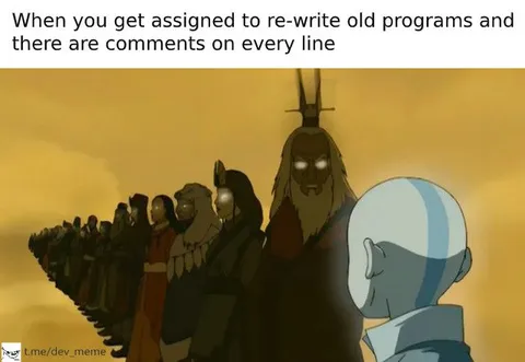 Rewriting Code With Comments Everywhere