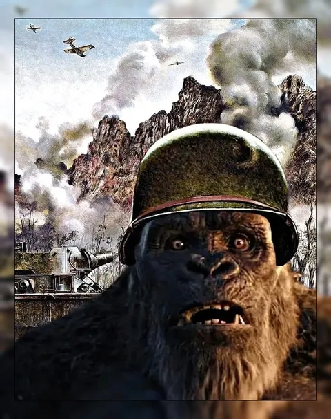 Обезьяна на войне