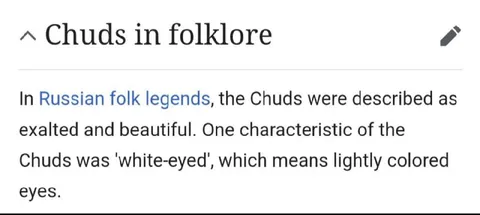 Chuds in Russian Folklore