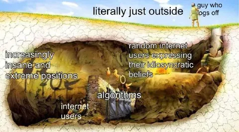 Internet Users in Plato's Cave