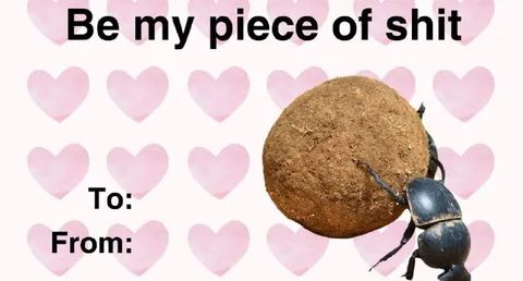 Be My Piece of Shit Valentine