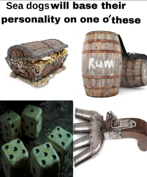 Sea Dogs Personality Choices