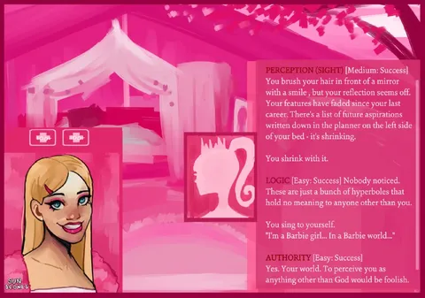 Barbie Skill Checks