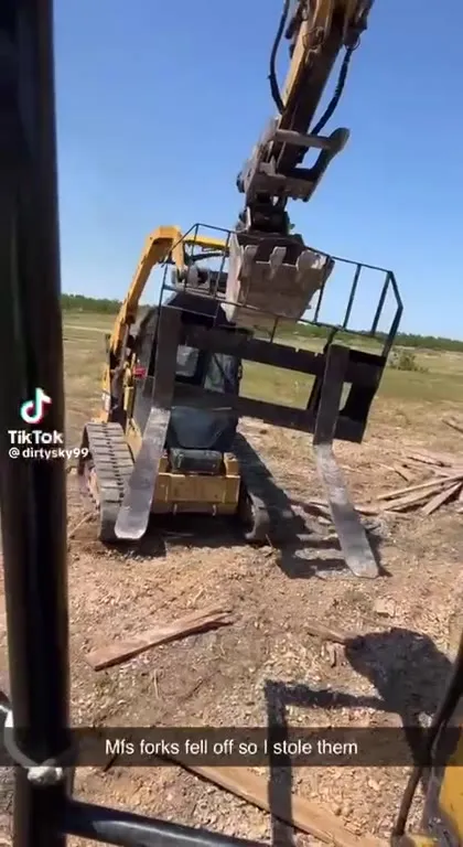 Stolen Skid Steer Forks