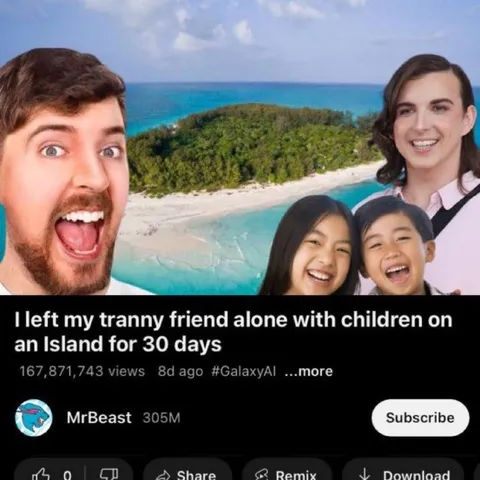 MrBeast Island Challenge Thumbnail