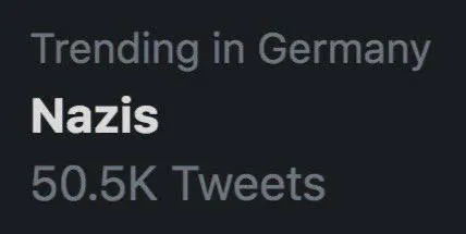 Nazis Trending in Germany