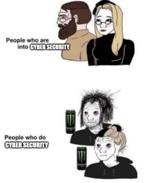 People Into Cyber Security vs Doing It