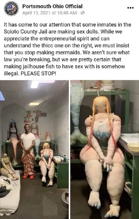 Jailhouse Sex Doll Warning