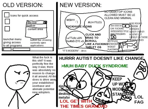 Old Version vs New Version