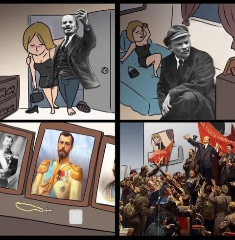 Исторические лидеры в комиксе