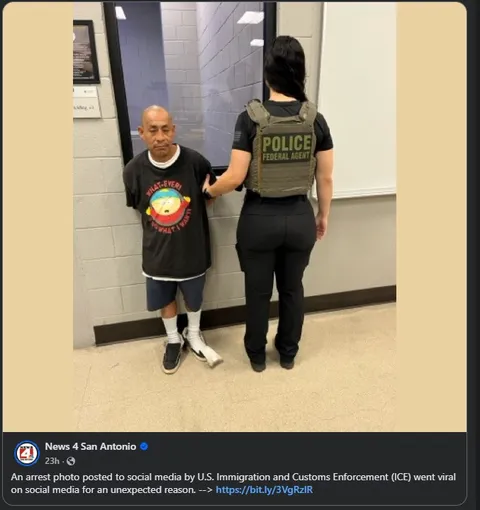 Federal Agent Arrest Meme