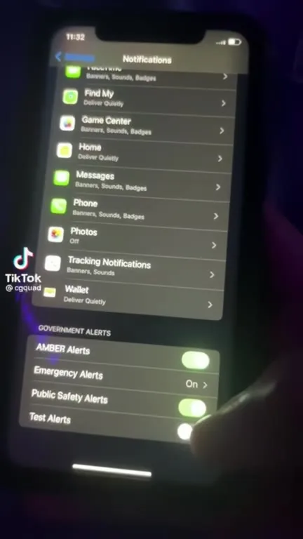 Turning On Every Government Alert
