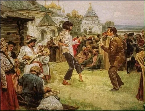 Танец перед толпой