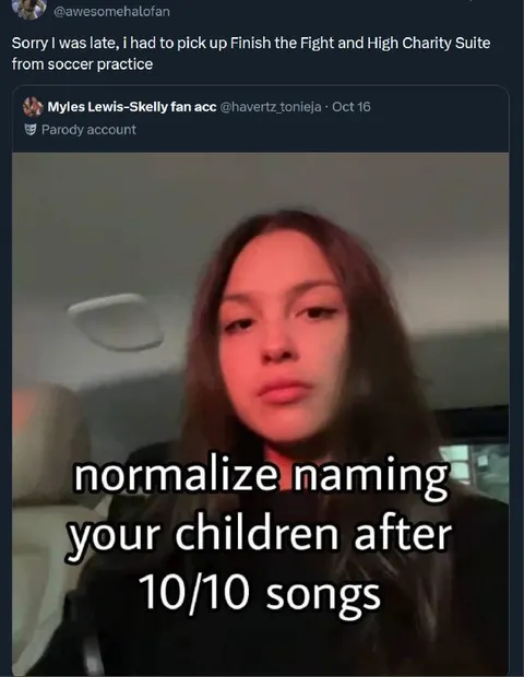Naming Children After Hit Songs