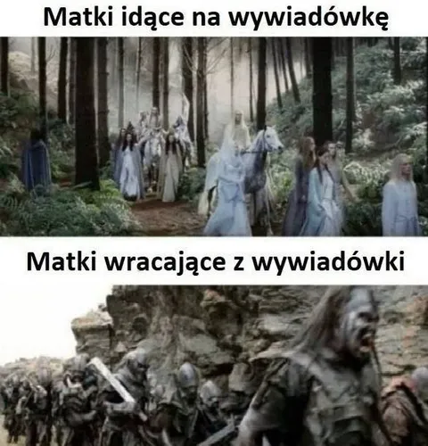 Matki na wywiadówce i po niej