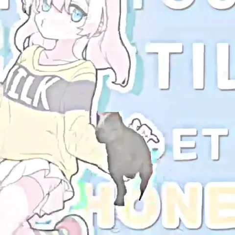 Anime Girl and Dancing Rat