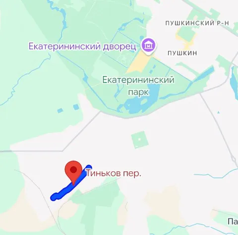 Тиньков переулок в Пушкине