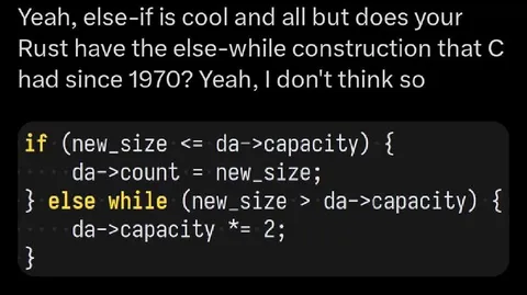 Rust lacks C-style else-while