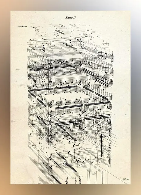 Partitura musicale impossibile
