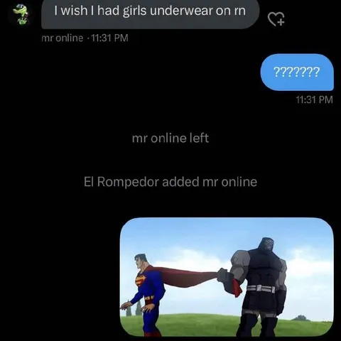 Superman Gets Removed From Chat