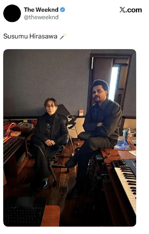 The Weeknd with Susumu Hirasawa
