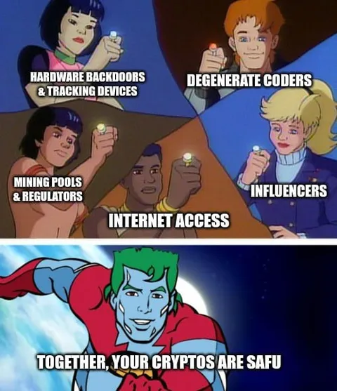 Captain Planet Crypto Safety