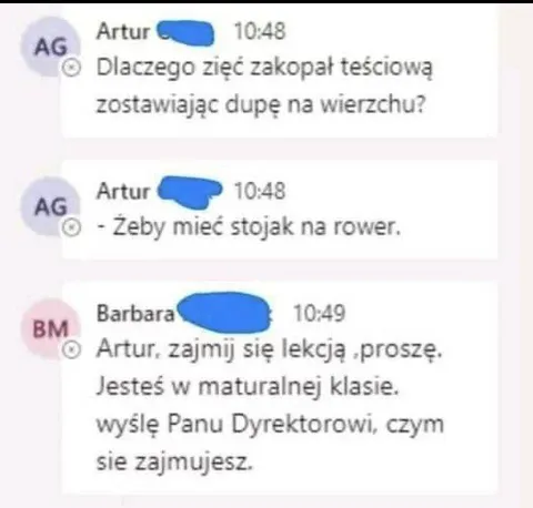 Stojak na rower z teściowej