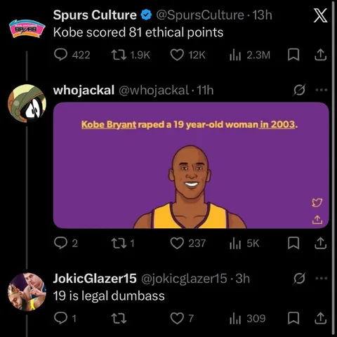 Kobe's Ethical Points
