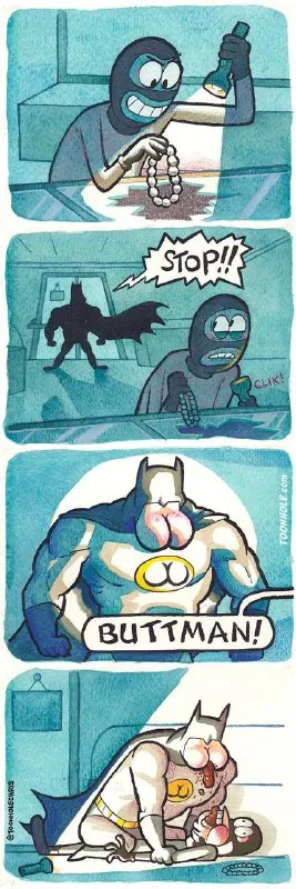 Buttman Stops the Robbery