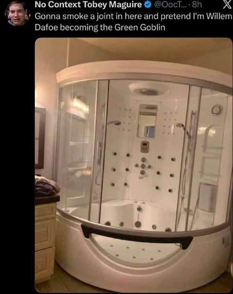 Green Goblin Shower Fantasy