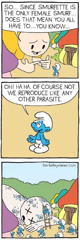 Smurfs Reproduce Like Parasites