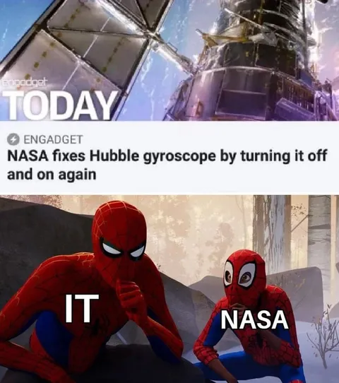 NASA Fixes It by Restarting