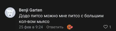 Питцо с большим количеством мяса