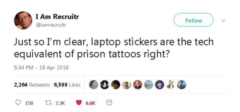 Laptop Stickers Are Tech Tattoos