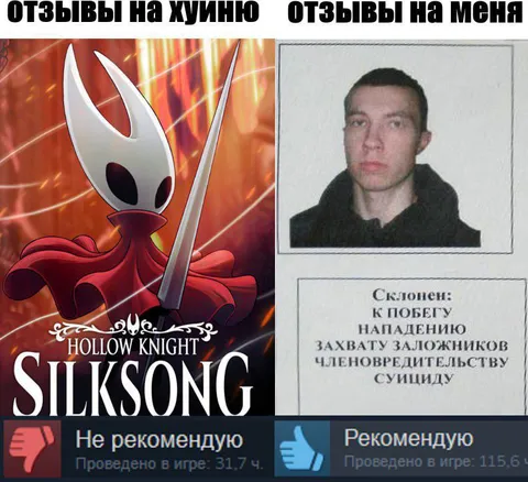 Отзывы на хуйно и на меня