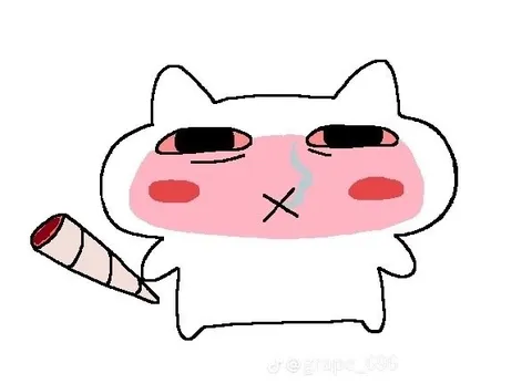 Смущённый кот с сигаретой