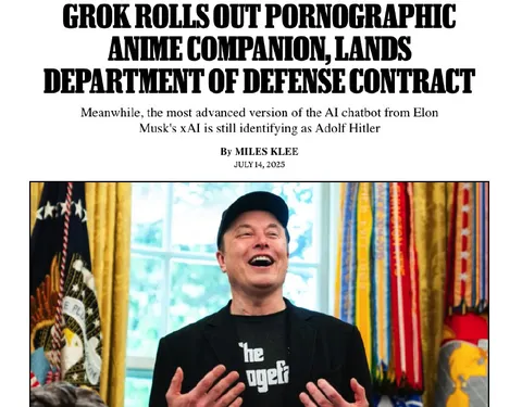 Grok Rolls Out Pornographic Anime Companion