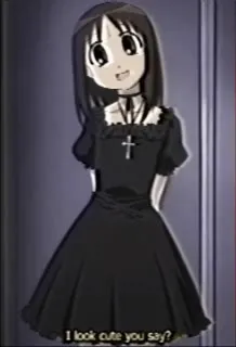 Goth Girl Accepts the Compliment