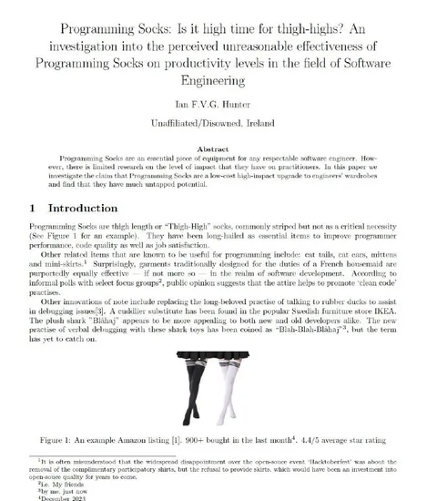 Programming Socks Research Paper