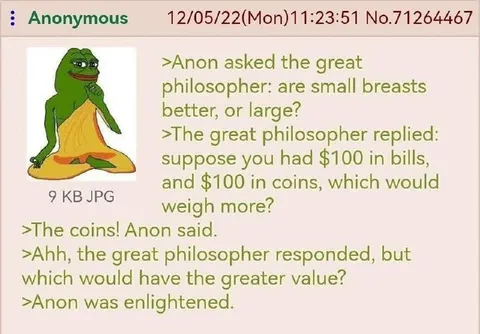 The Great Philosopher's Answer