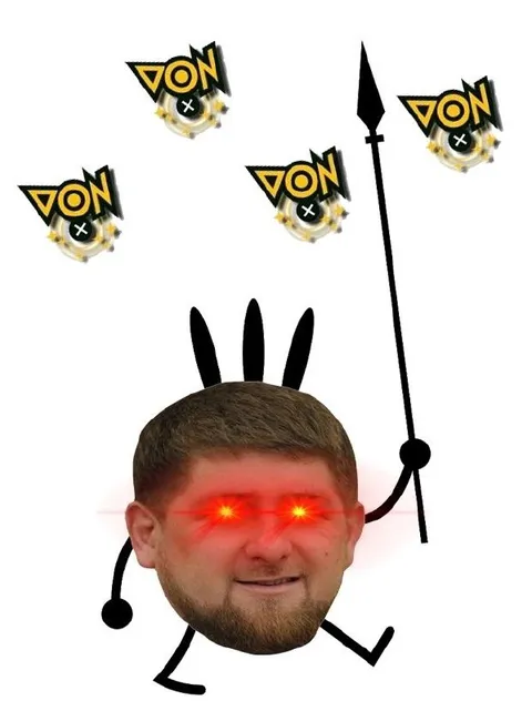 Сияющий кролик с копьём