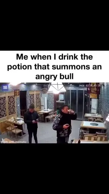 Potion Summons an Angry Bull