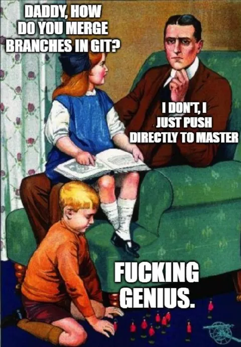 Directly to Master Branch Genius