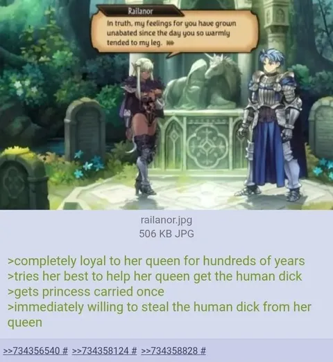 Loyal Queen's Human Dick