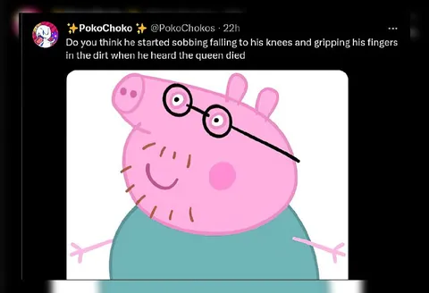 Daddy Pig Hears the Queen Died