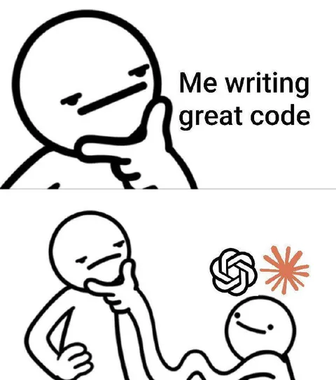 Me Writing Great Code