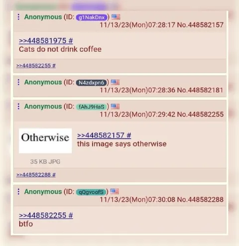 Cats Do Not Drink Coffee