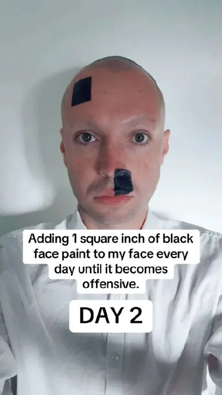 Black Face Paint Day 2