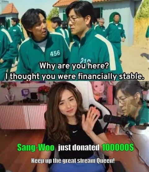 Financially Stable Squid Game Donation