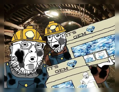 It's Gem Miner Reaction